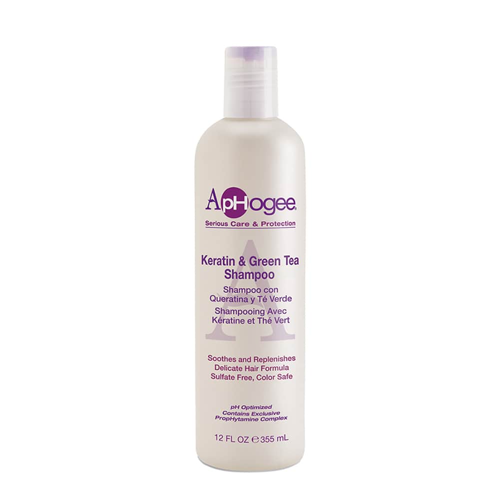 Aphogee - Keratin & Green Tea Shampoo - Shampoing Keratine & The Vert | DjieFall