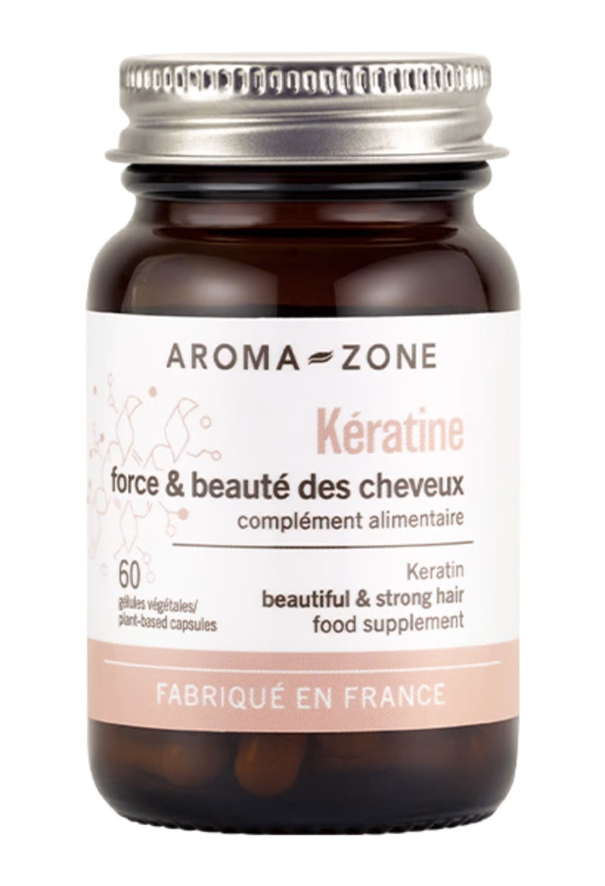 Kératine - 60 gélules - Complément alimentaire Cheveux & Ongles
