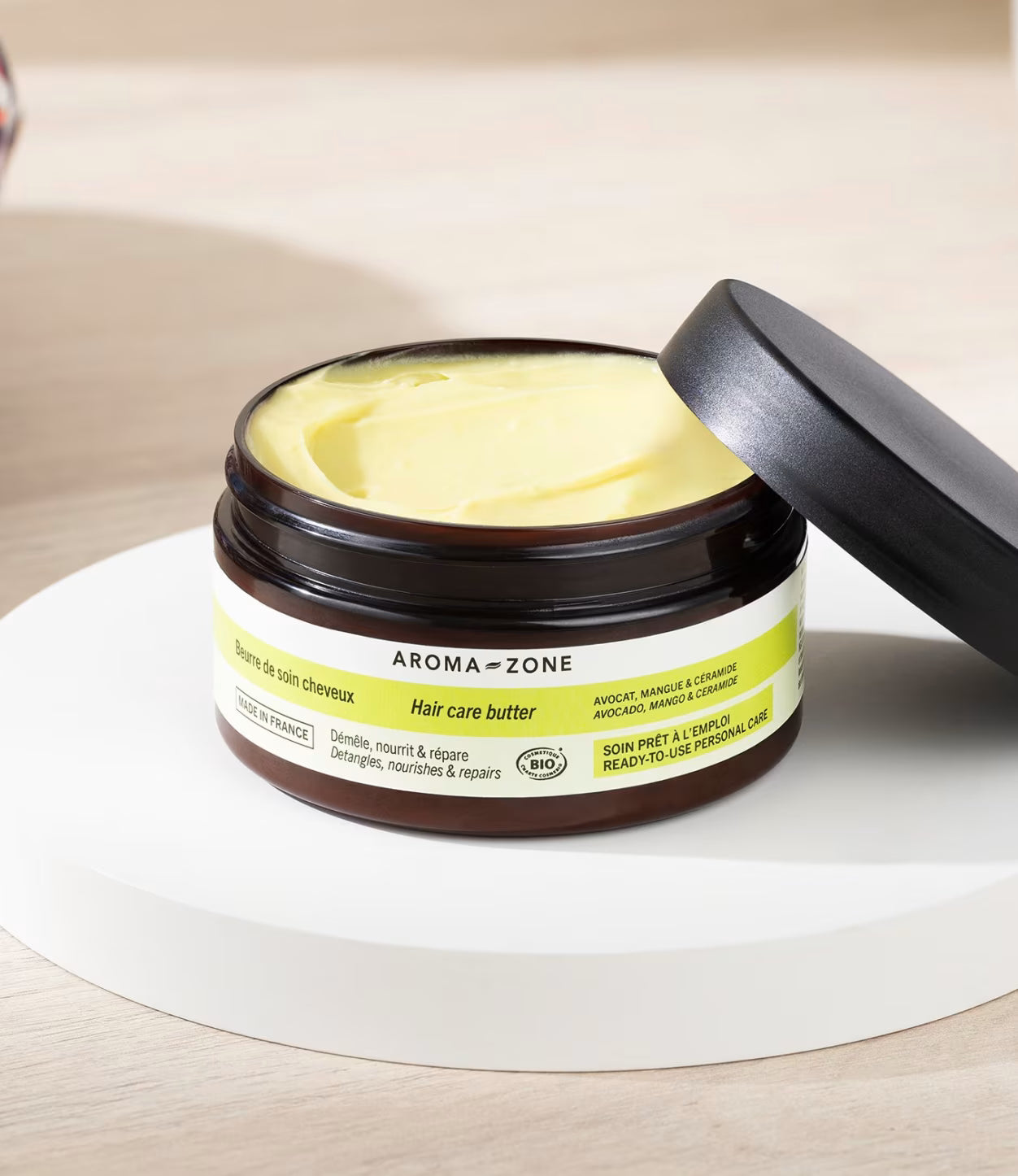 Aroma Zone - Beurre de soin cheveux Céramide NG & Acide hyaluronique