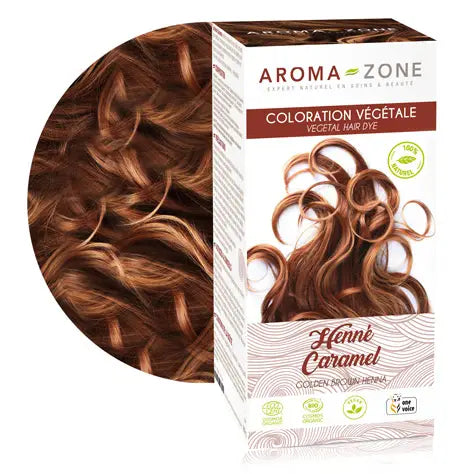 Aroma Zone - Henné Caramel BIO - coloration végétale