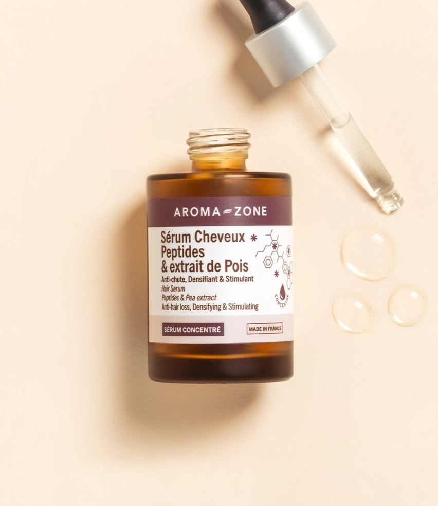 Aroma Zone - Sérum cheveux anti-chute Peptides & extrait de pois