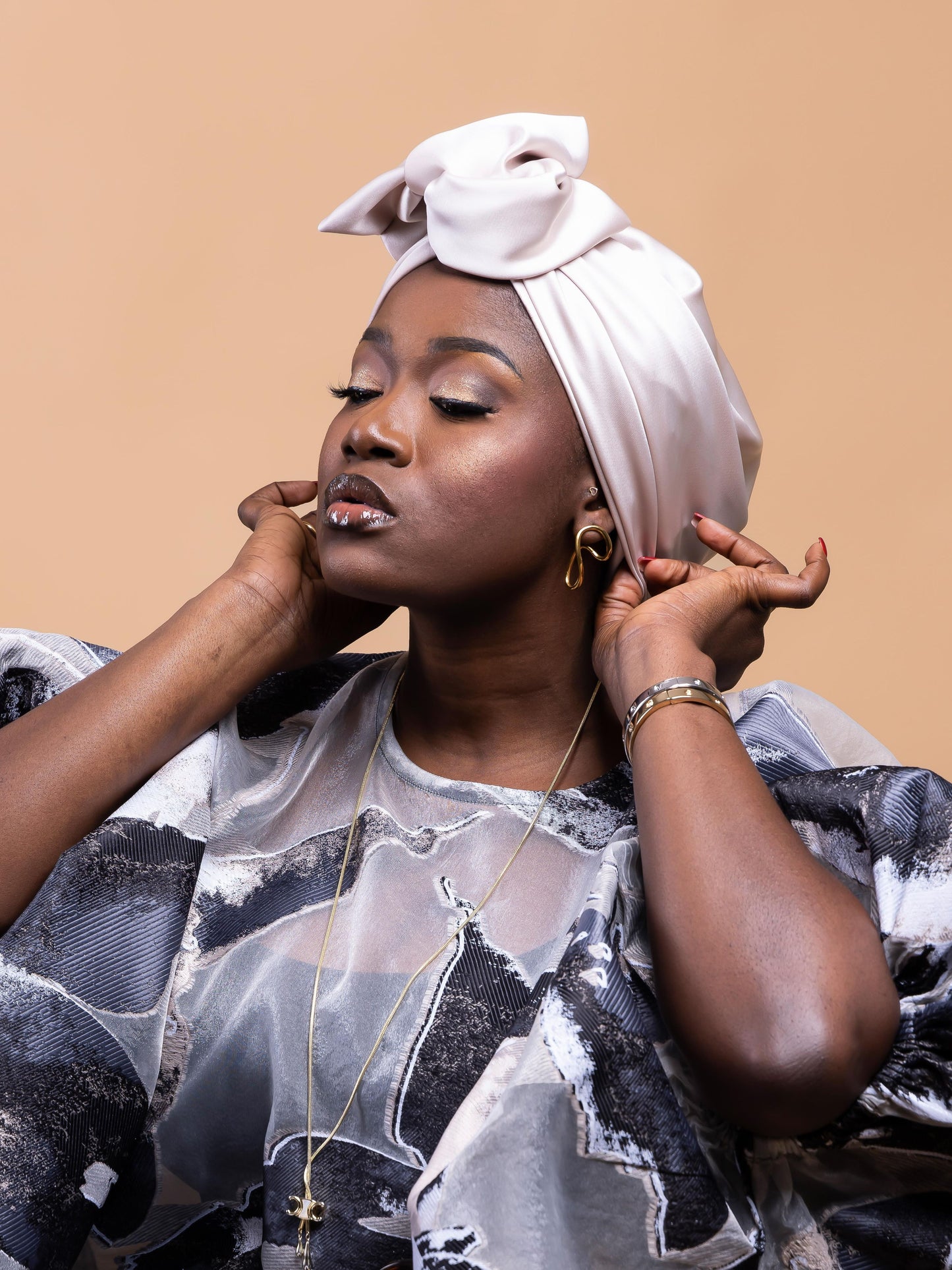 Djie Fall Silk - Turban Djenam