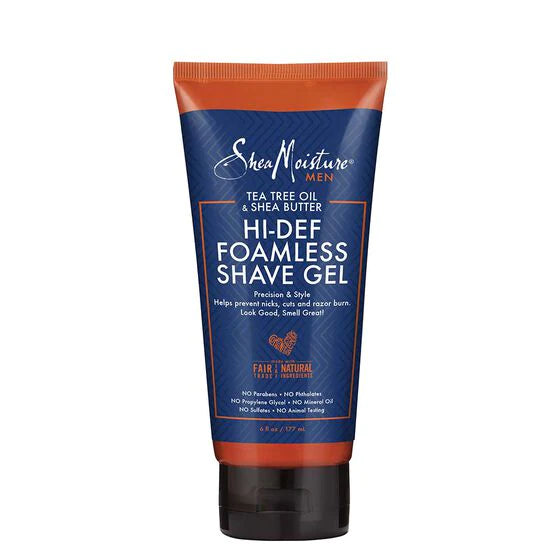 Shea Moisture Men Foamless Shave Gel - Gel à raser sans mousse | DjieFall