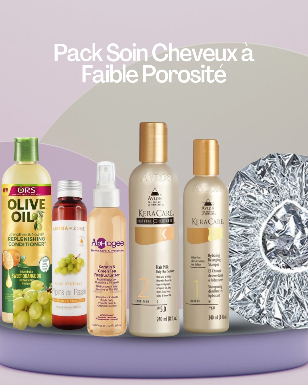 Djie Fall HairCare - Pack Soin Cheveux à Faible Porosité