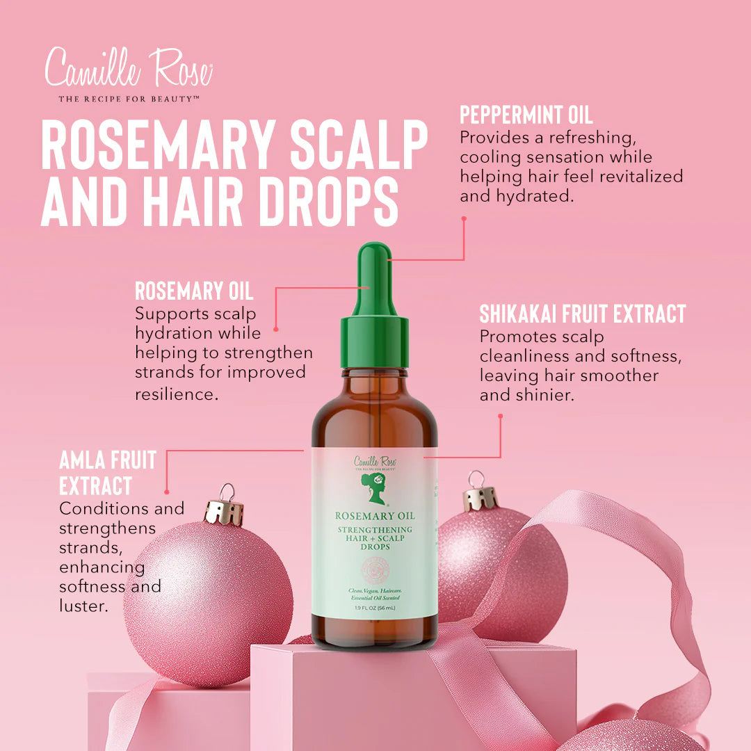 Camille Rose Naturals Rosemary Oil Strengthening Hair And Scalp Drops