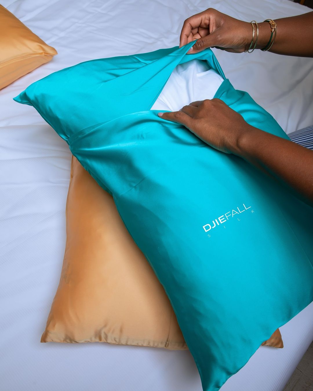Djie Fall Silk - Taie d’oreiller en soie