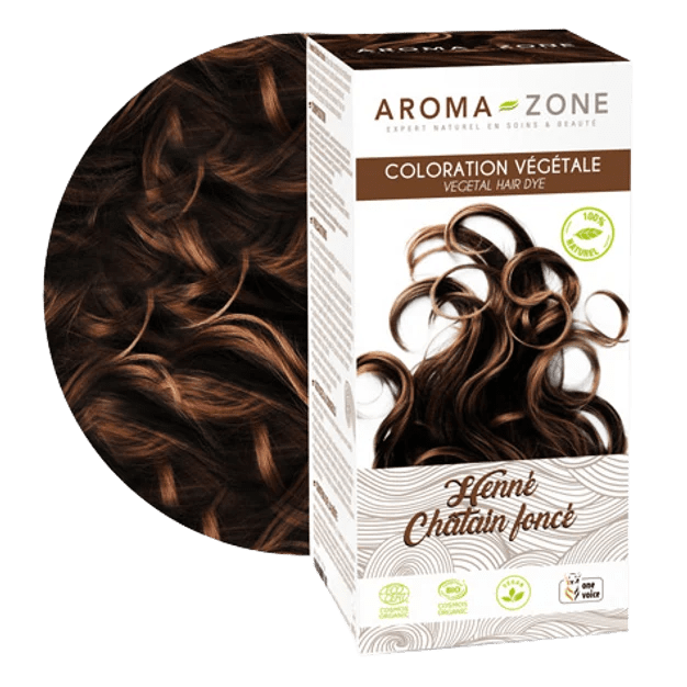 Aroma Zone - Henné Châtain foncé BIO - coloration végétale | DjieFall