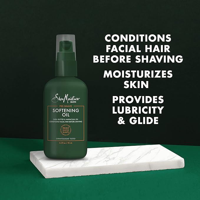 Shea Moisture Men Pre Shave Softening Oil - Huile adoucissante pour la barbe | DjieFall