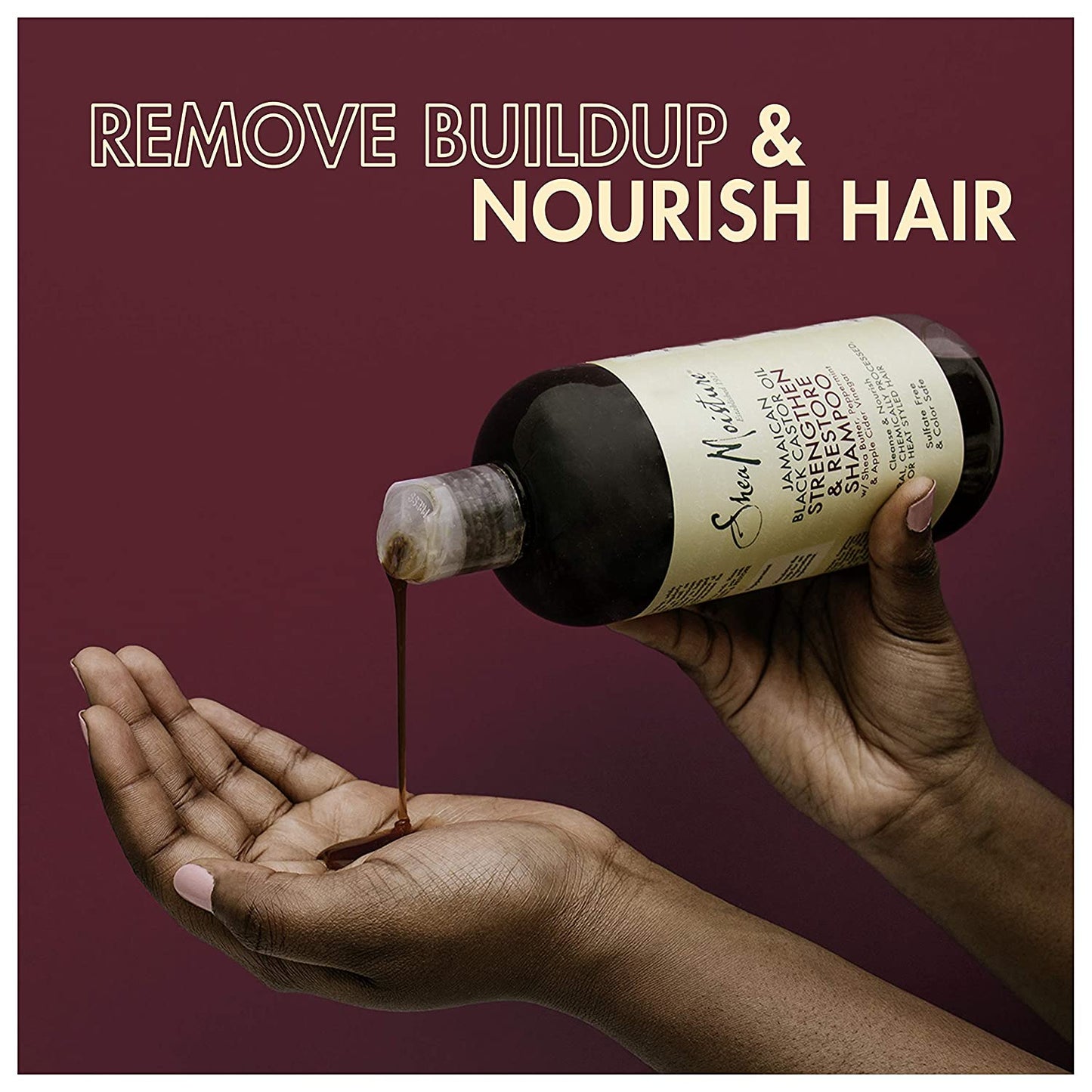 Shea Moisture - Shampooing Jamaican Black Castor Oil