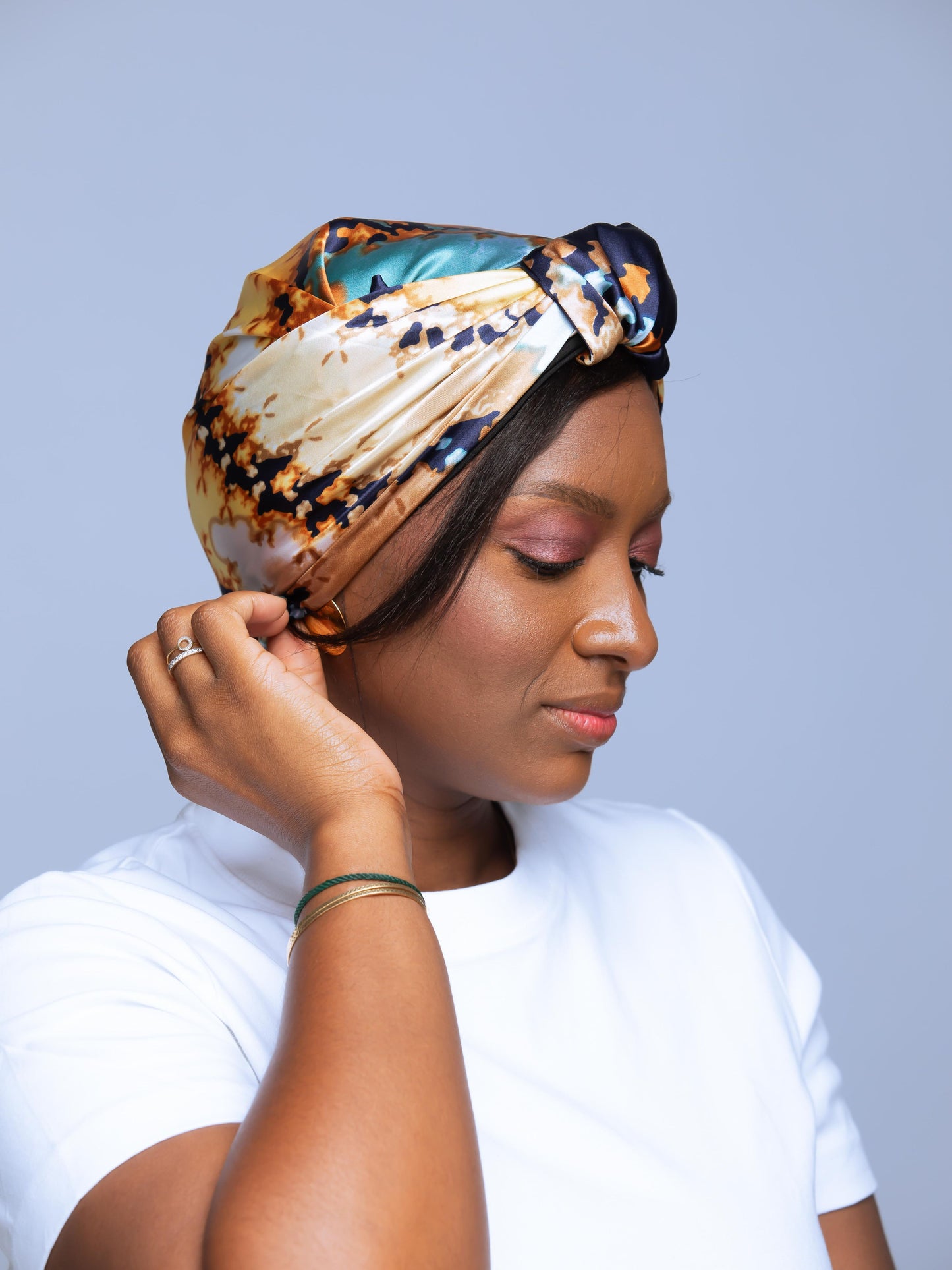 Djie Fall Silk - Turban Madina