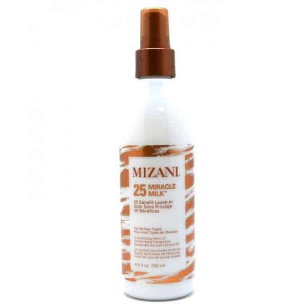 MIZANI 25 Benefit Miracle Milk Leave in Conditioner - Soin sans rinçage -  Spray protecteur de chaleur et démêlant