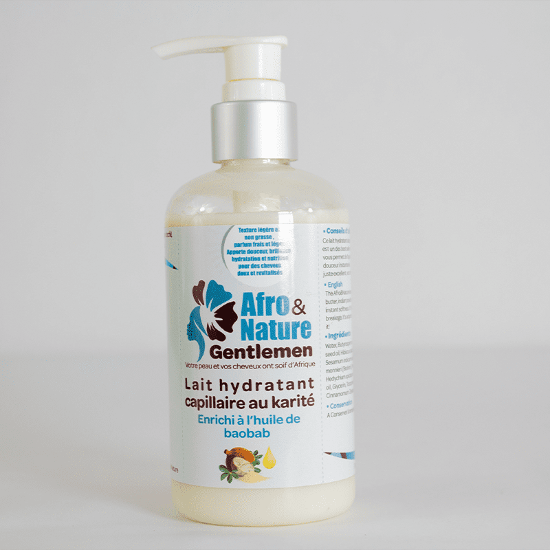 Afro Nature - Lait hydratant cheveux karité gentlemen | DjieFall