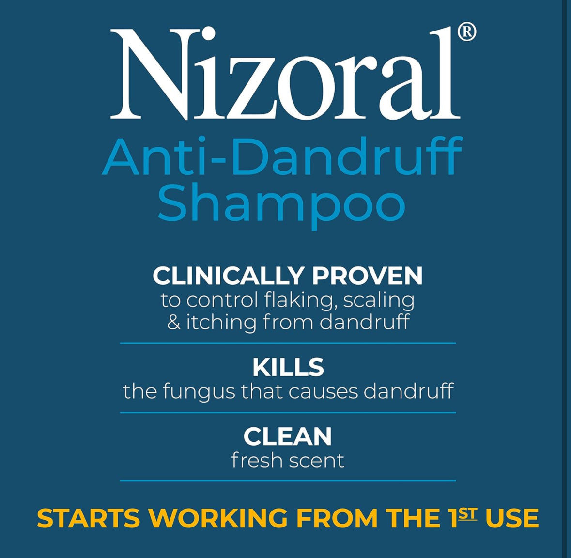 Nizoral Anti-Dandruff Nizoral Care Shampooing Anti-Démangeaisons et Pellicules