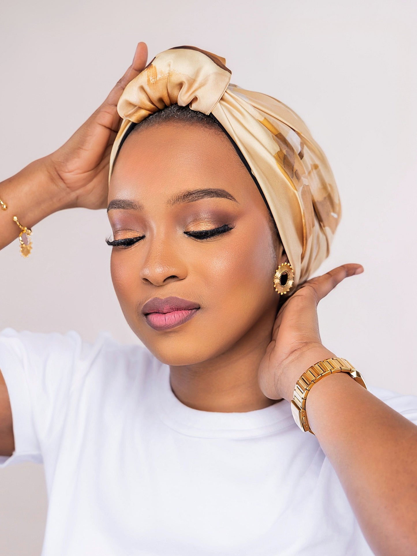 Djie Fall Silk - Turban Madina