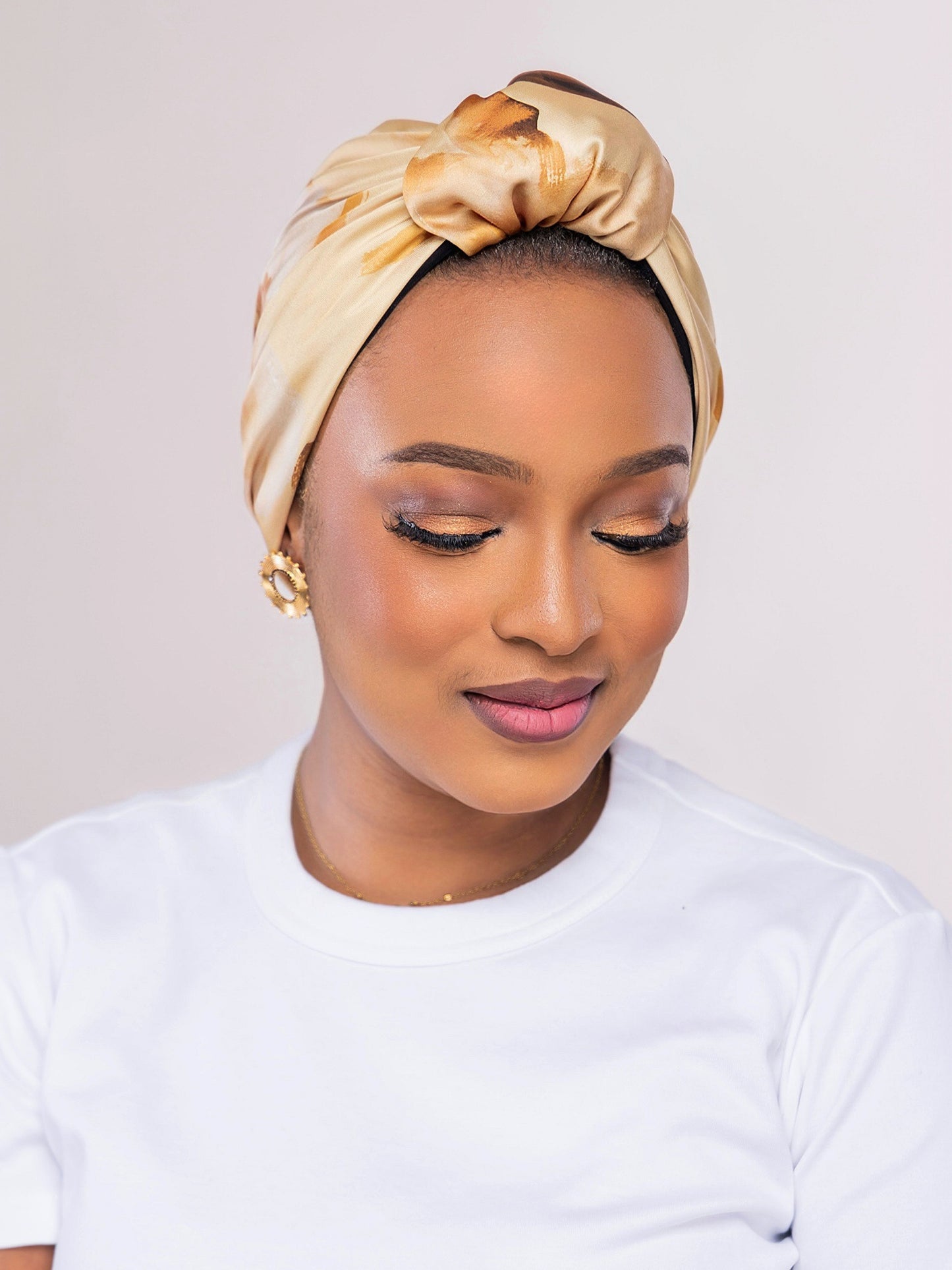Djie Fall Silk - Turban Madina