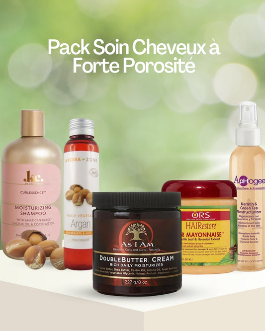 Djie Fall HairCare - Pack Soin Cheveux à Forte Porosité
