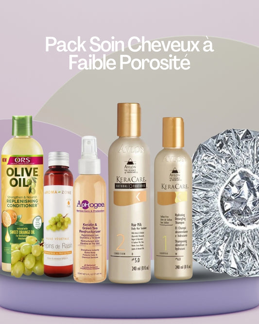 Djie Fall HairCare - Pack Soin Cheveux à Faible Porosité