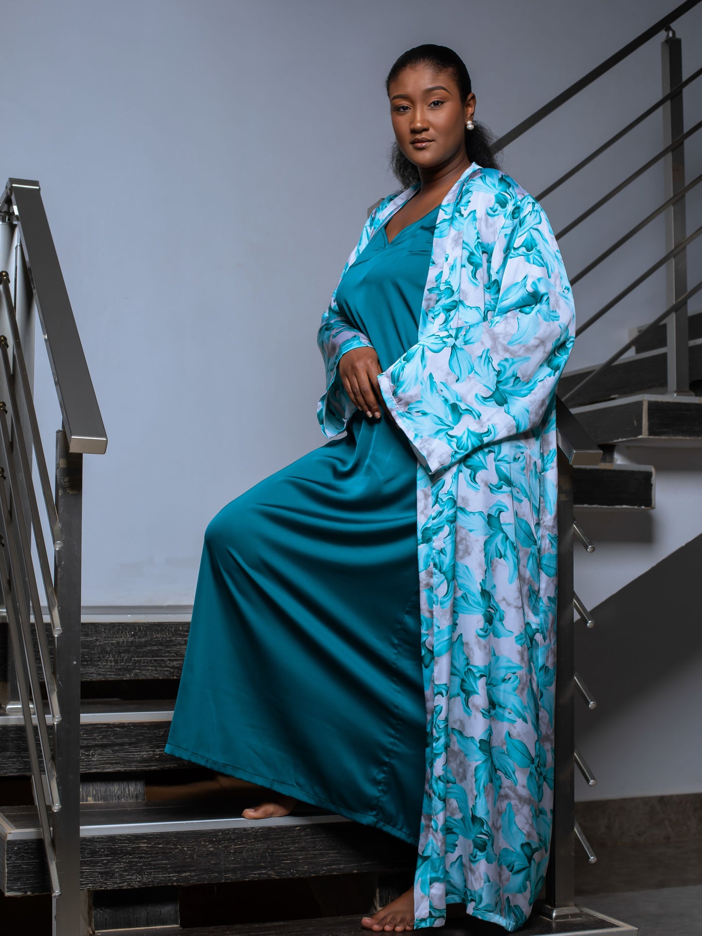 Djie Fall Silk - Robe Nuisette et Kimono - Aline