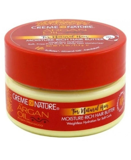 Creme of Nature Argan Oil Moisture Rich Hair Butter - Crème Hydratante Riche | DjieFall